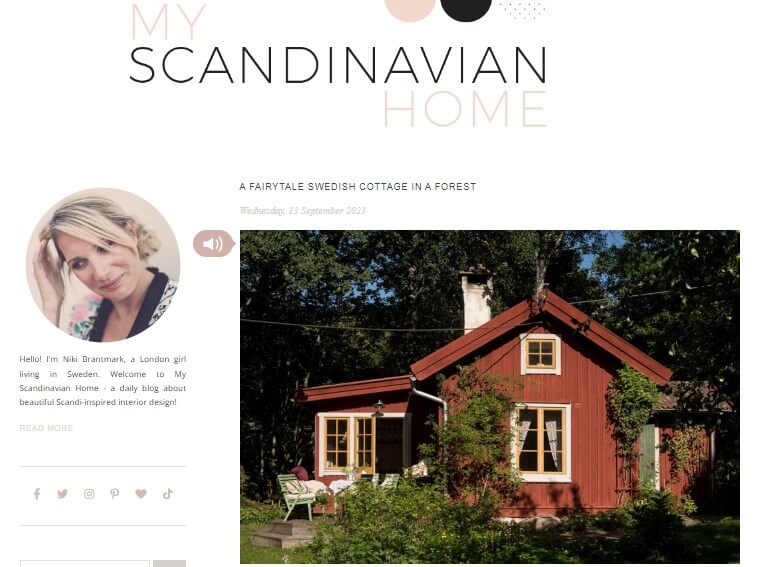 My Scandinavian Home homepage