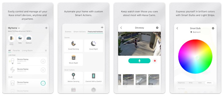 screenshot of kasa smart app in android